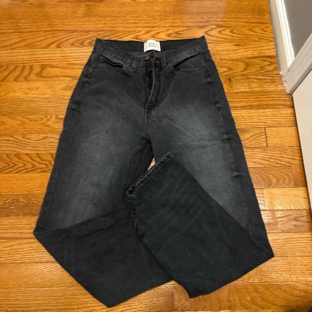 Urban Outfitters BDG Women's Charcoal Straight Leg Jeans